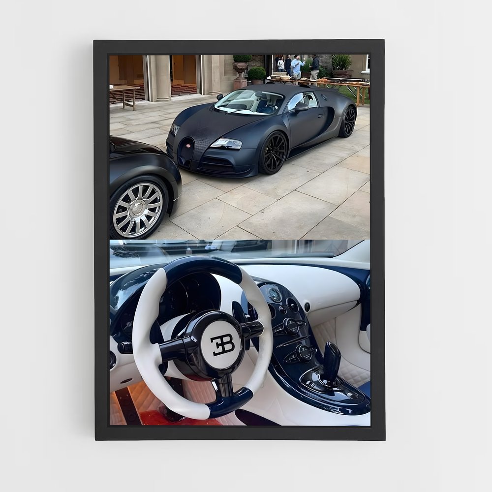 Poster Veyron en Piste – affiche Mansory (vue 2)